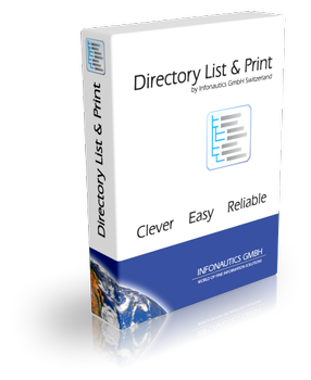 Easily lis and print folder and directory contents in Windows with Directory List & Print